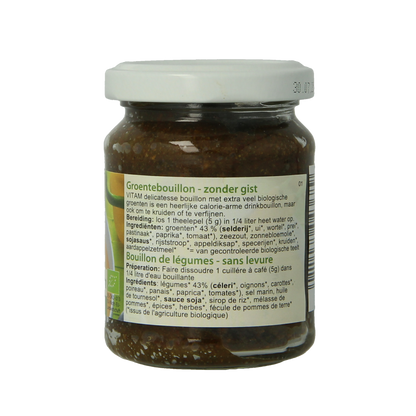 Vitam Groentebouillon zonder gist bio 150.00 Gram