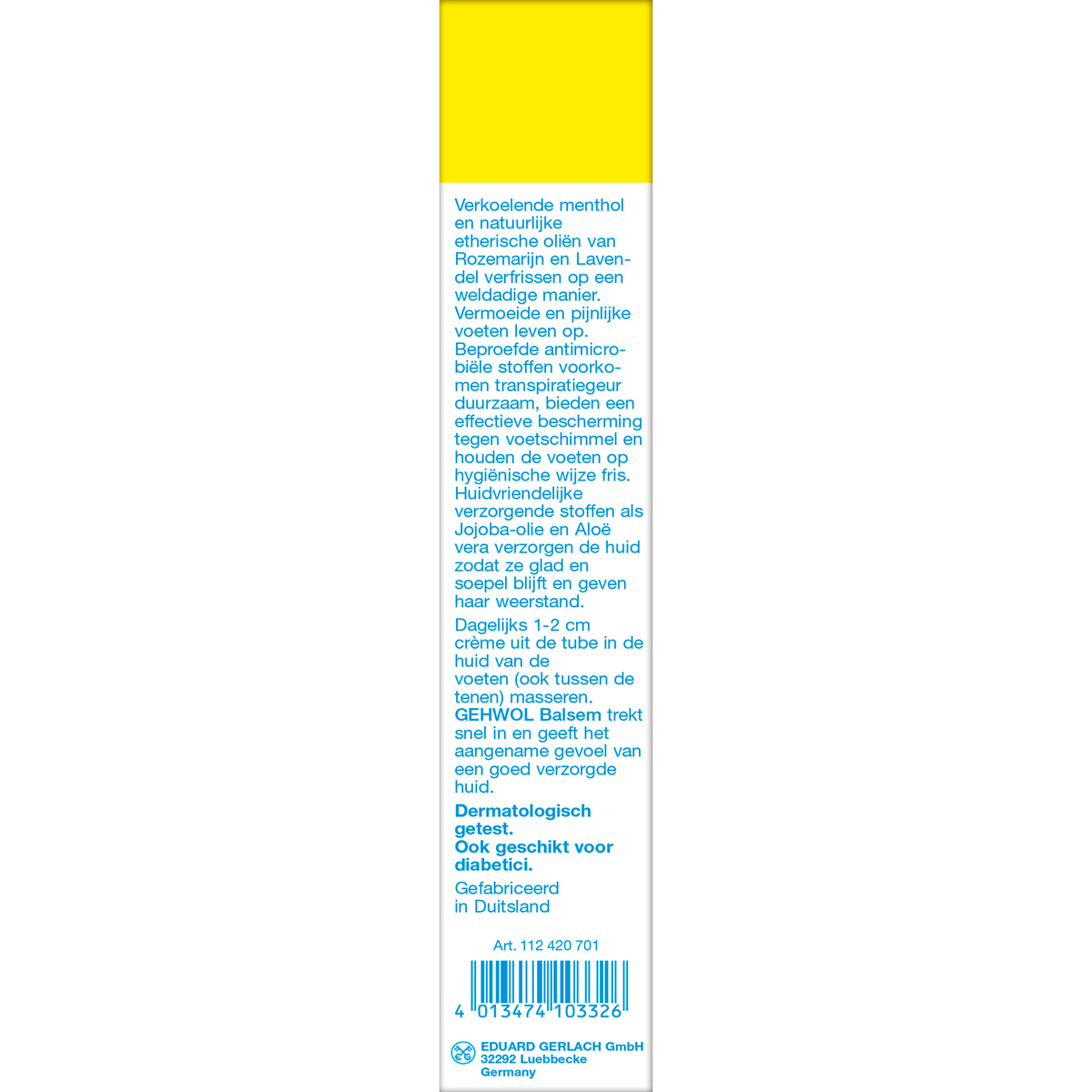 Gehwol Balsem normale huid 125.00 Milliliter