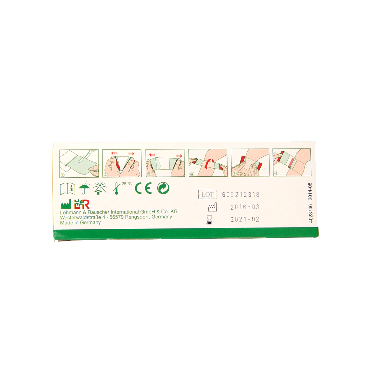 Lohmann&Rauscher Suprasorb F folie 1m x 10cm 1.00 Stuks