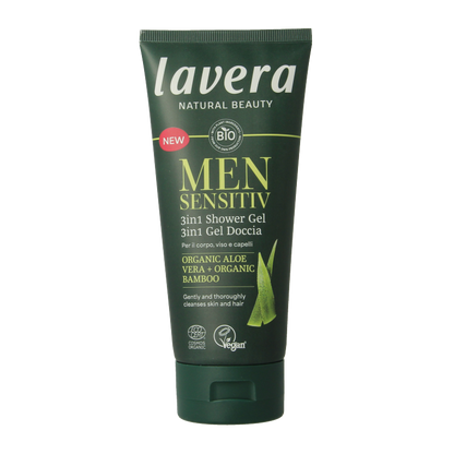 Lavera Men sensitiv 3-in-1 showergel bio 200 Milliliter