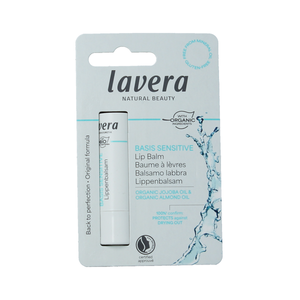 Lavera Basis sensitive lip balm 4.5 Gram