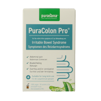 Purasana Puracolon pro prikkelbare darm syndroom sachets 90.00 Gram
