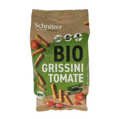 Schnitzer Grissini tomate glutenvrij bio 100.00 Gram