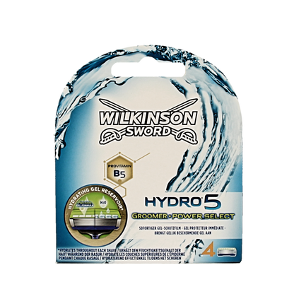 Wilkinson Hydro 5 groomer power select mesjes  4 Stuks