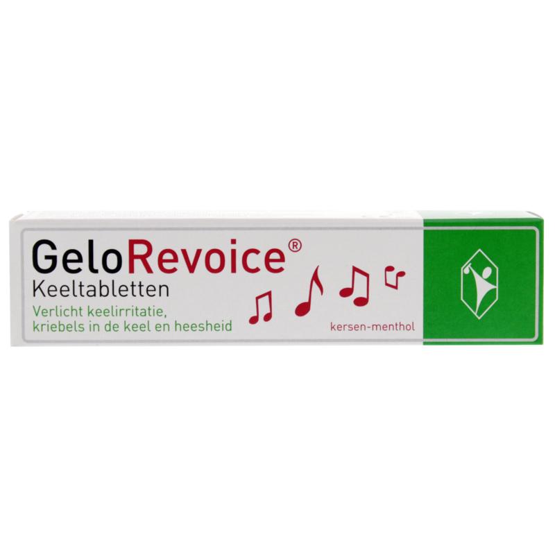 Gelorevoice Keeltabletten kersen - menthol 20.00 Zuigtabletten