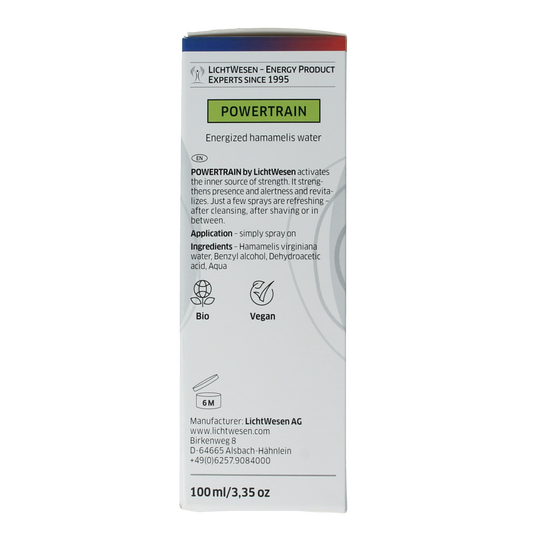 Lichtwesen Powertrain energiespray 100.00 Milliliter