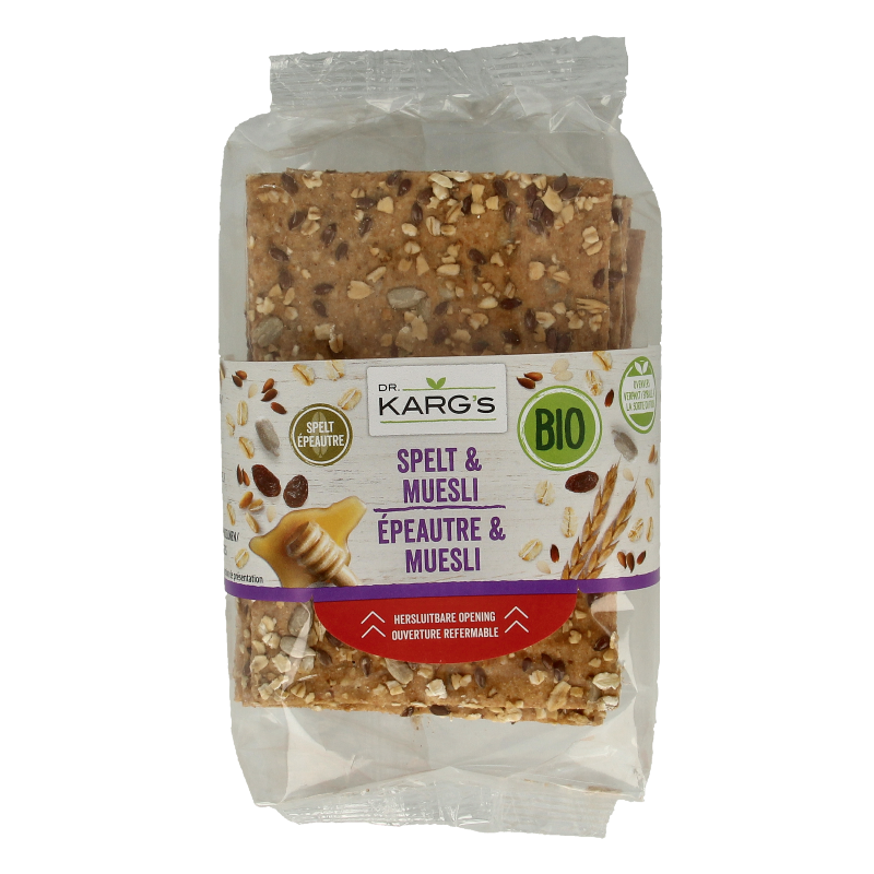 Dr. Karg's Spelt met muesli bio 200 Gram