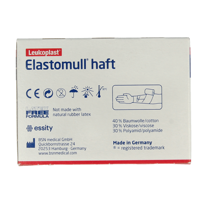 Elastomull Fixatiewindsel haft 20m x 6cm 45476 beige/wit 1 Stuks