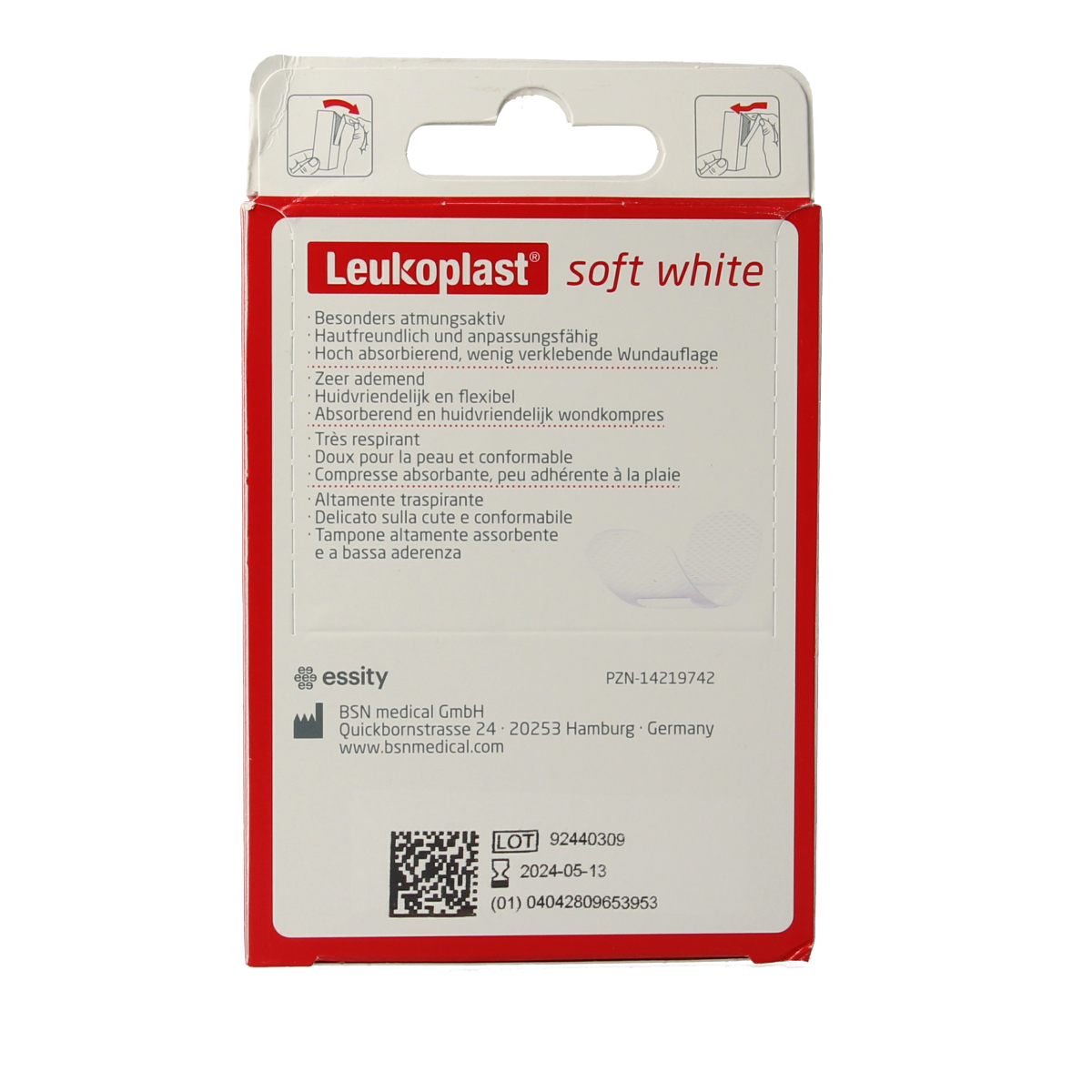 Leukoplast Soft white mix 20.00 Stuks