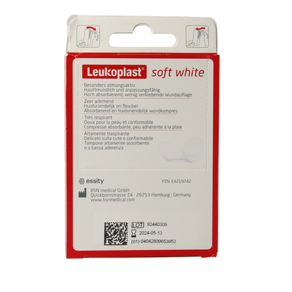 Leukoplast Soft white mix 20.00 Stuks