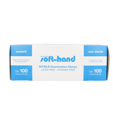 Softhand Onderzoekhandschoen Nitril M 100.00 Stuks