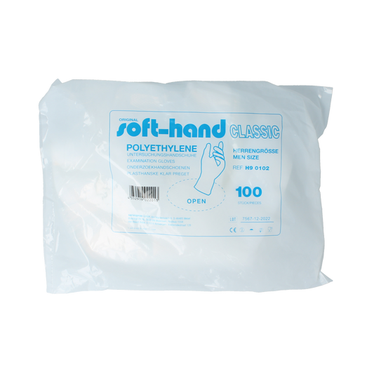 Softhand Onderzoekhandschoen poly heren 100.00 Stuks