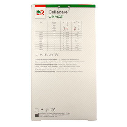 Cellacare Cervical nekkraag zwart 9cm 1.00 Stuks