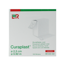Curaplast Sensitive wondpleister rond 2.3cm 100.00 Stuks