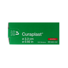 Curaplast Sensitive wondpleister rond 2.3cm 100.00 Stuks