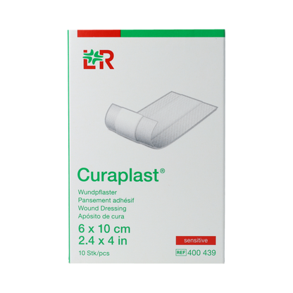 Curasept Sensitive wondsnelverband 10cm x 6cm 10.00 Stuks