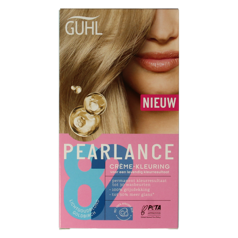 Guhl Pearlance intensieve cremekleuring 82 lichtgoudbl 1 Set