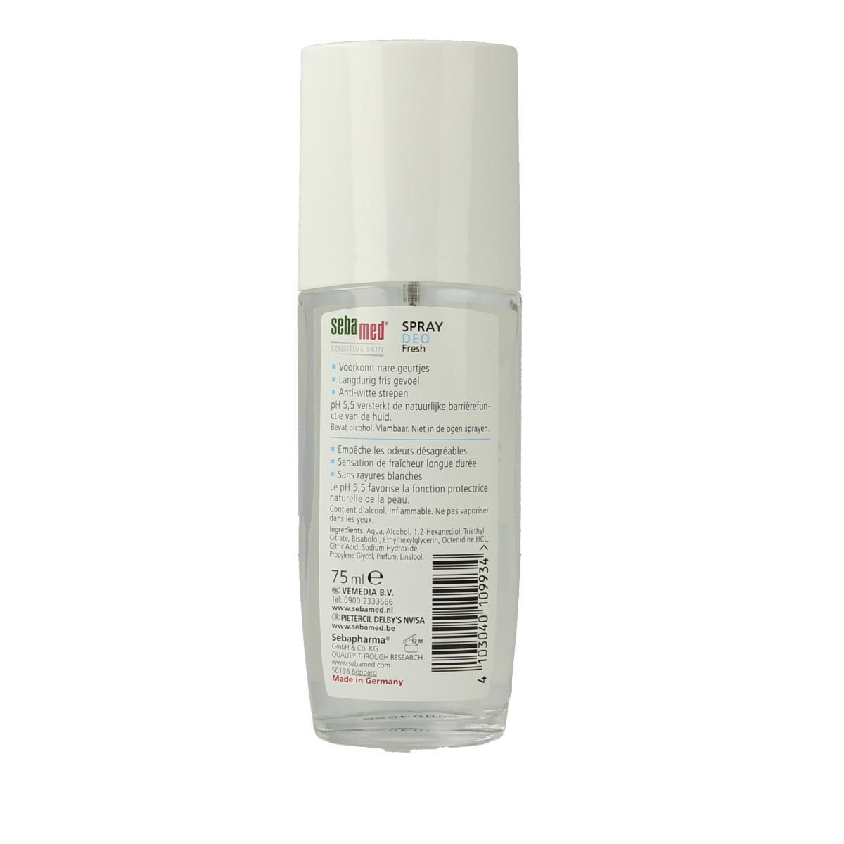 Sebamed Deodorant spray fresh 75.00 Milliliter