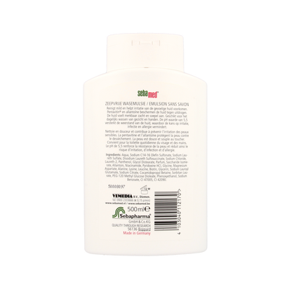 Sebamed Zeepvrij wasemulsie 500.00 Milliliter
