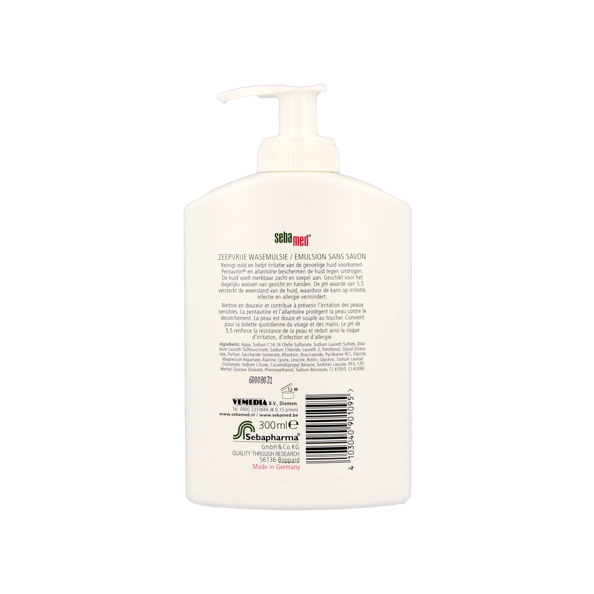 Sebamed Zeepvrij wasemulsie 300.00 Milliliter