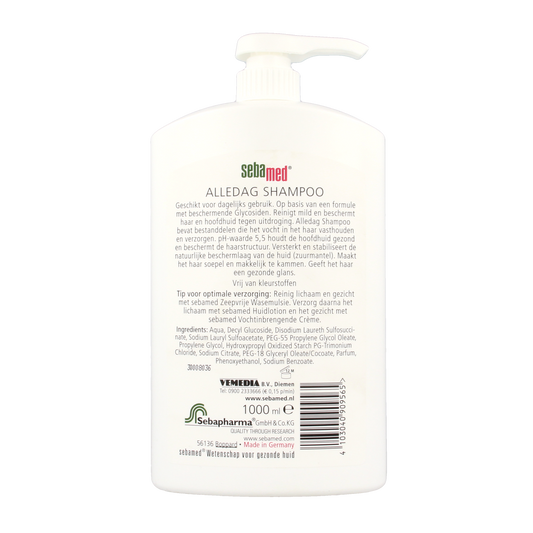 Sebamed Iedere dag shampoo pomp 1.00 Liter