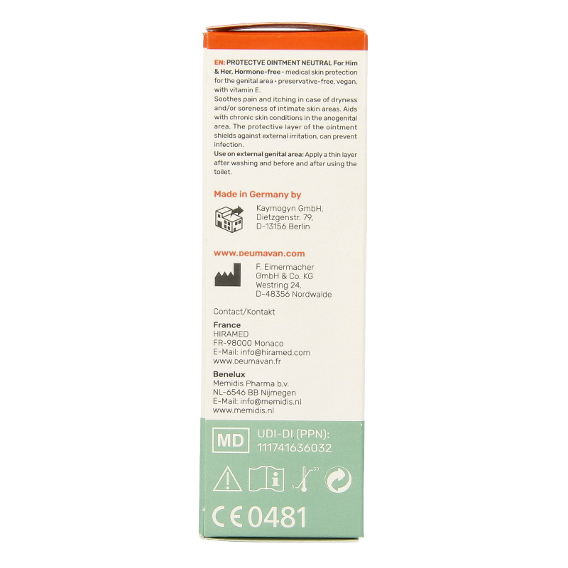 Diversen Deumavan intieme zalf neutraal 50 Milliliter