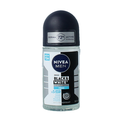 Nivea Men deoroller black & white fresh 50.00 Milliliter