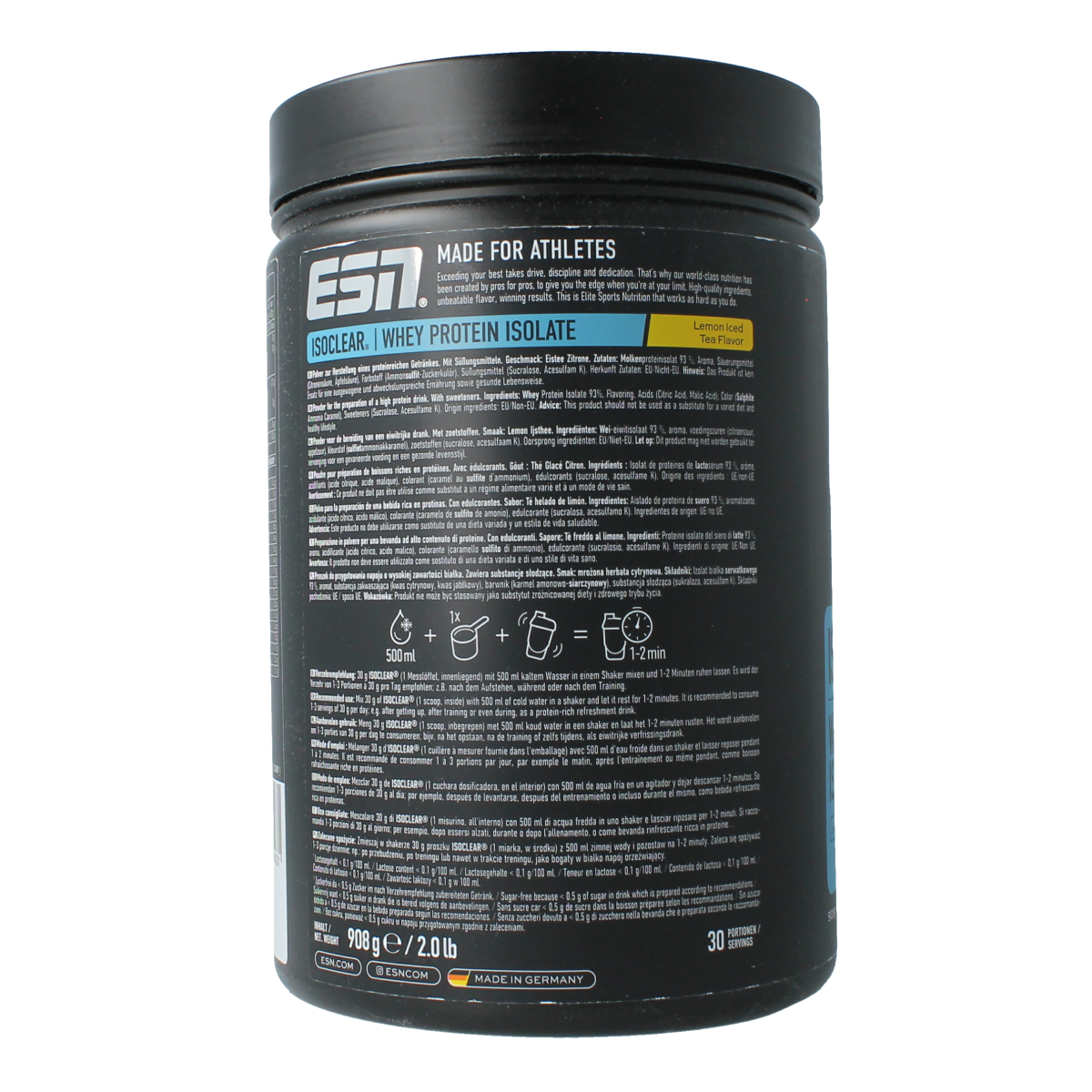 ESN Isoclear whey isolate lemon ice tea 908.00 Gram