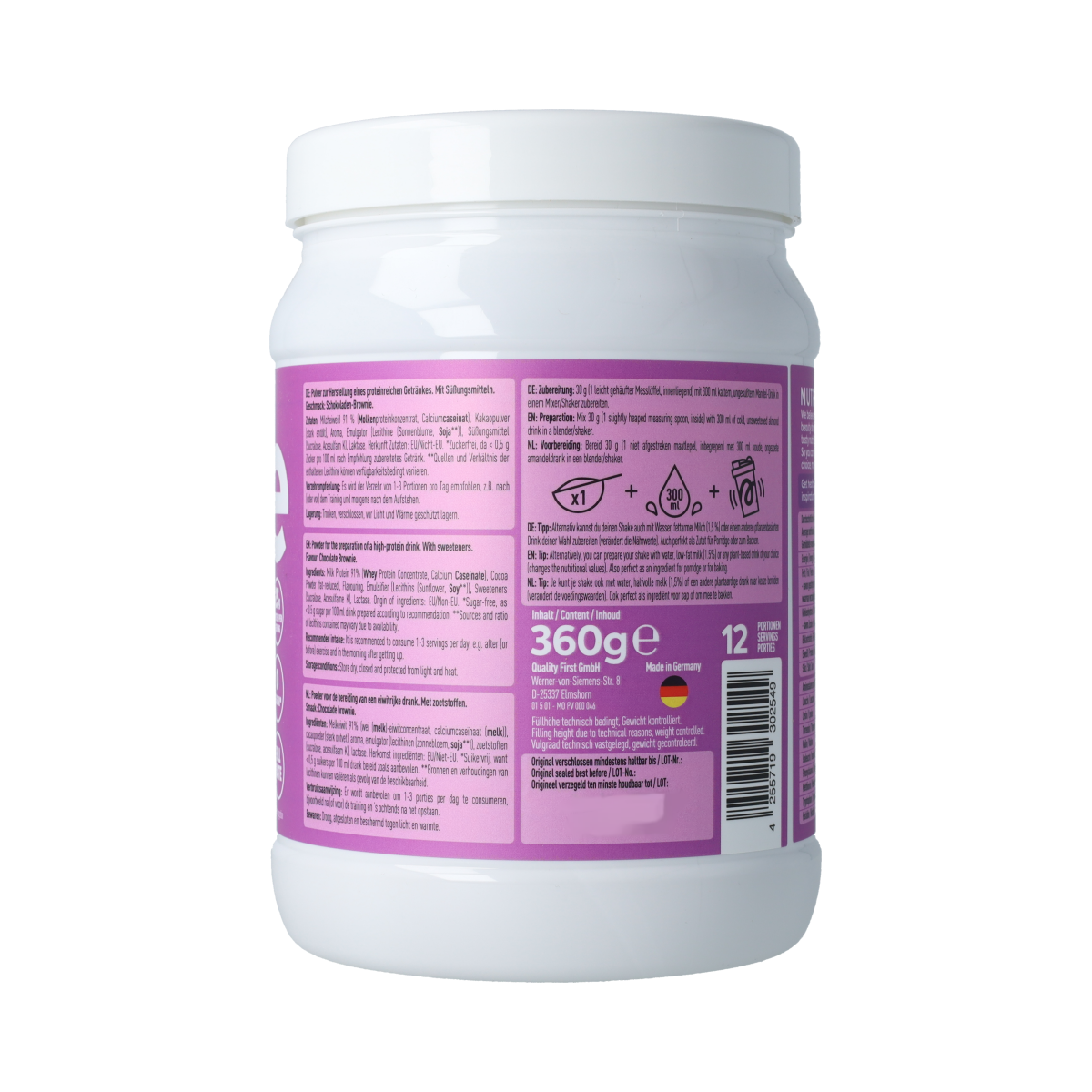 More Nutrition More Protein Milkshake Style Chocolate Brownie 360.00 Gram