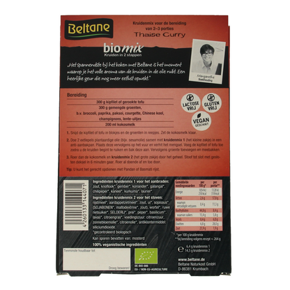 Beltane Thai curry mix bio 20.90 Gram