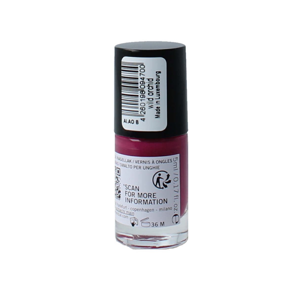 Benecos natural beauty Vegan nail polish wild orchid 20-free plantbased 5.00 Milliliter