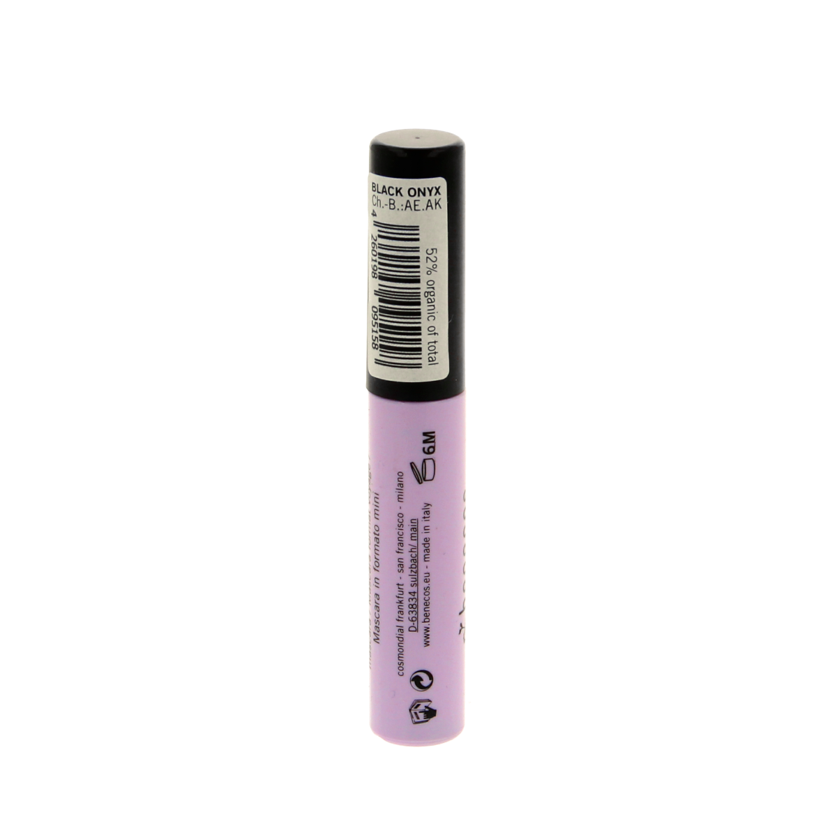 Benecos natural beauty Natural mascara fun size black onyx 1.00 Stuks