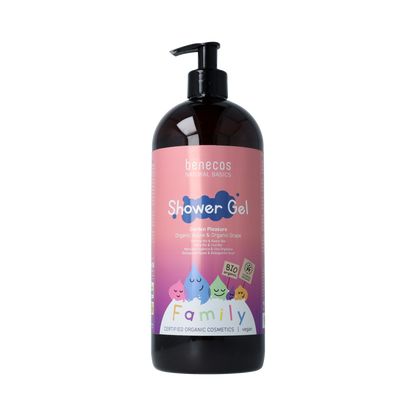 Benecos natural beauty Natural showergel family size garden pleasure 950.00 Milliliter