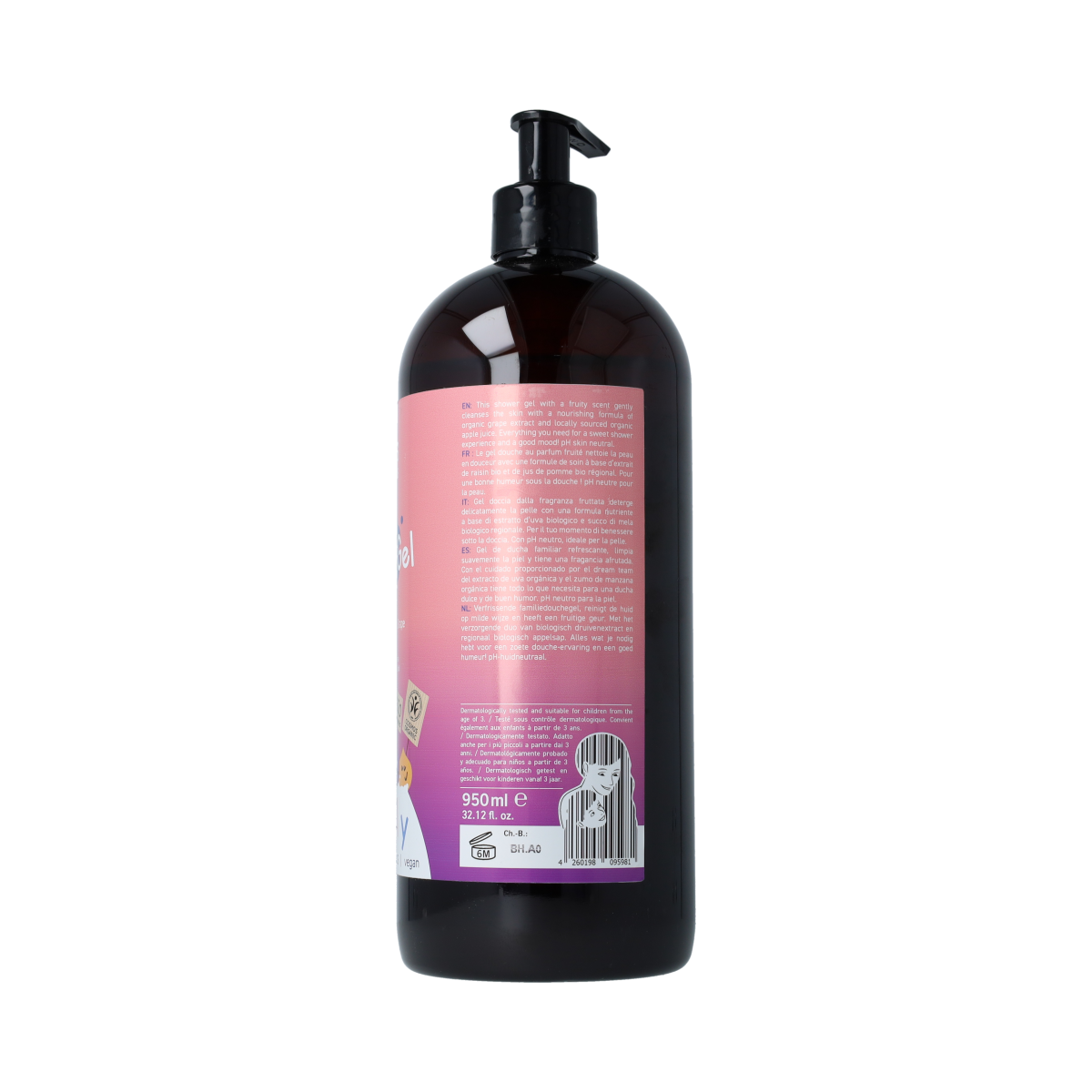Benecos natural beauty Natural showergel family size garden pleasure 950.00 Milliliter