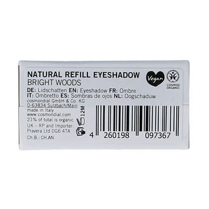 Benecos natural beauty Natural refill eyeshadow bright woods 1 Stuks