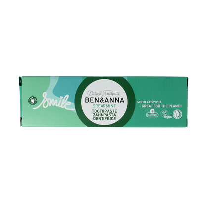 Ben & Anna Toothpaste smile spearmint 75.00 Milliliter