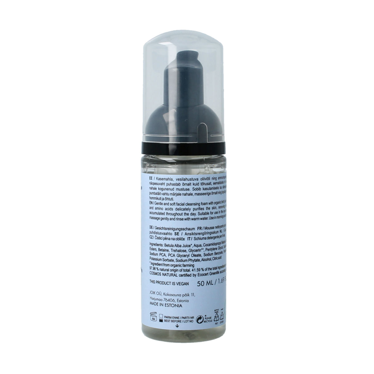 Joik Organics Moisture magnet facial cleansing foam 50.00 Milliliter