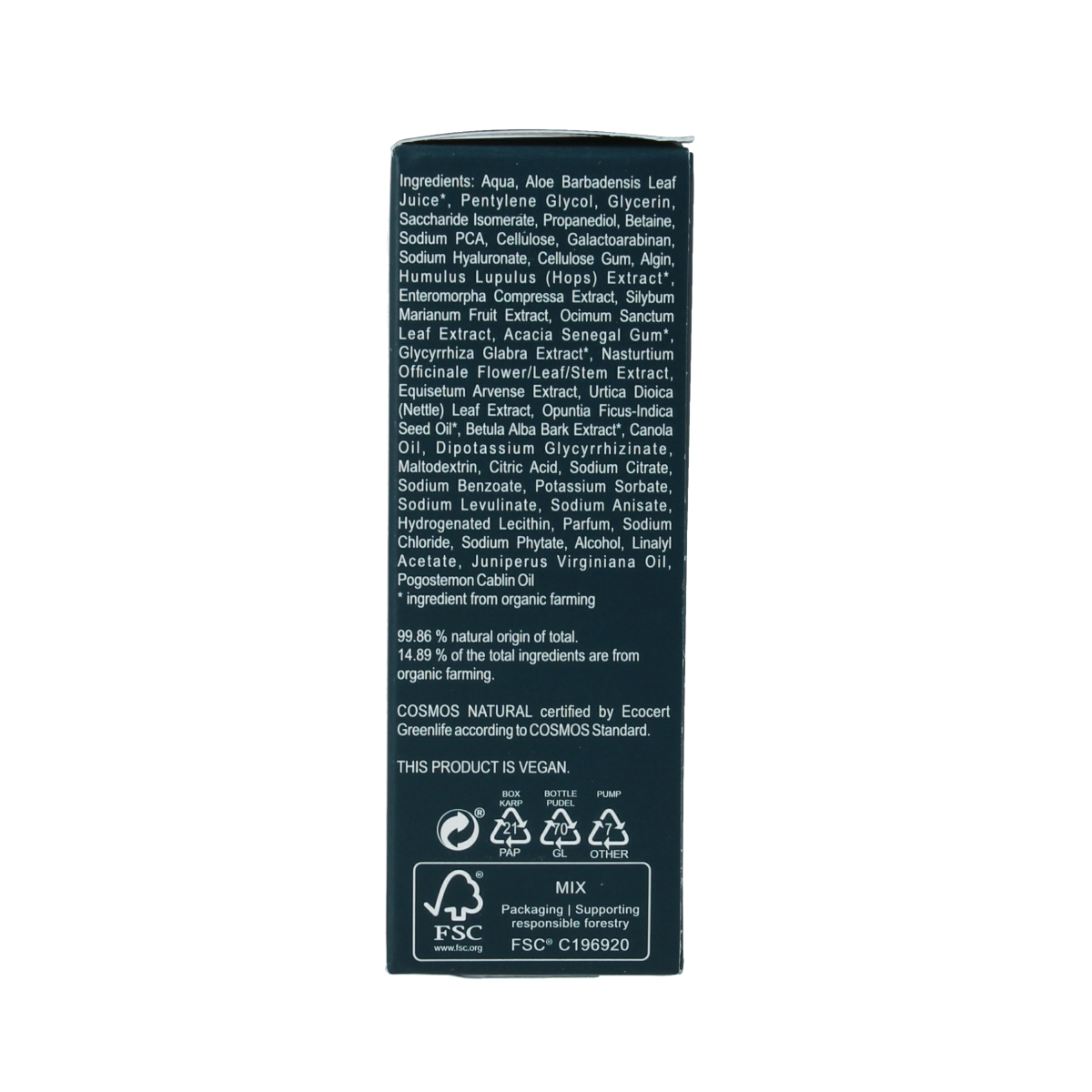 Joik Organics Men moisture and care active serum 30.00 Milliliter