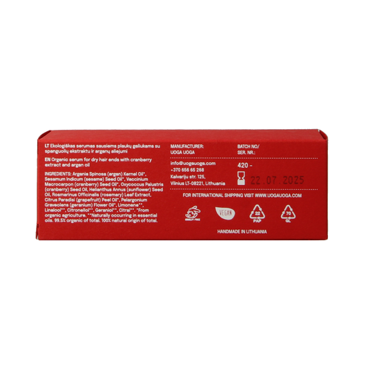 Uoga Uoga Hair serum intense vegan 15.00 Milliliter