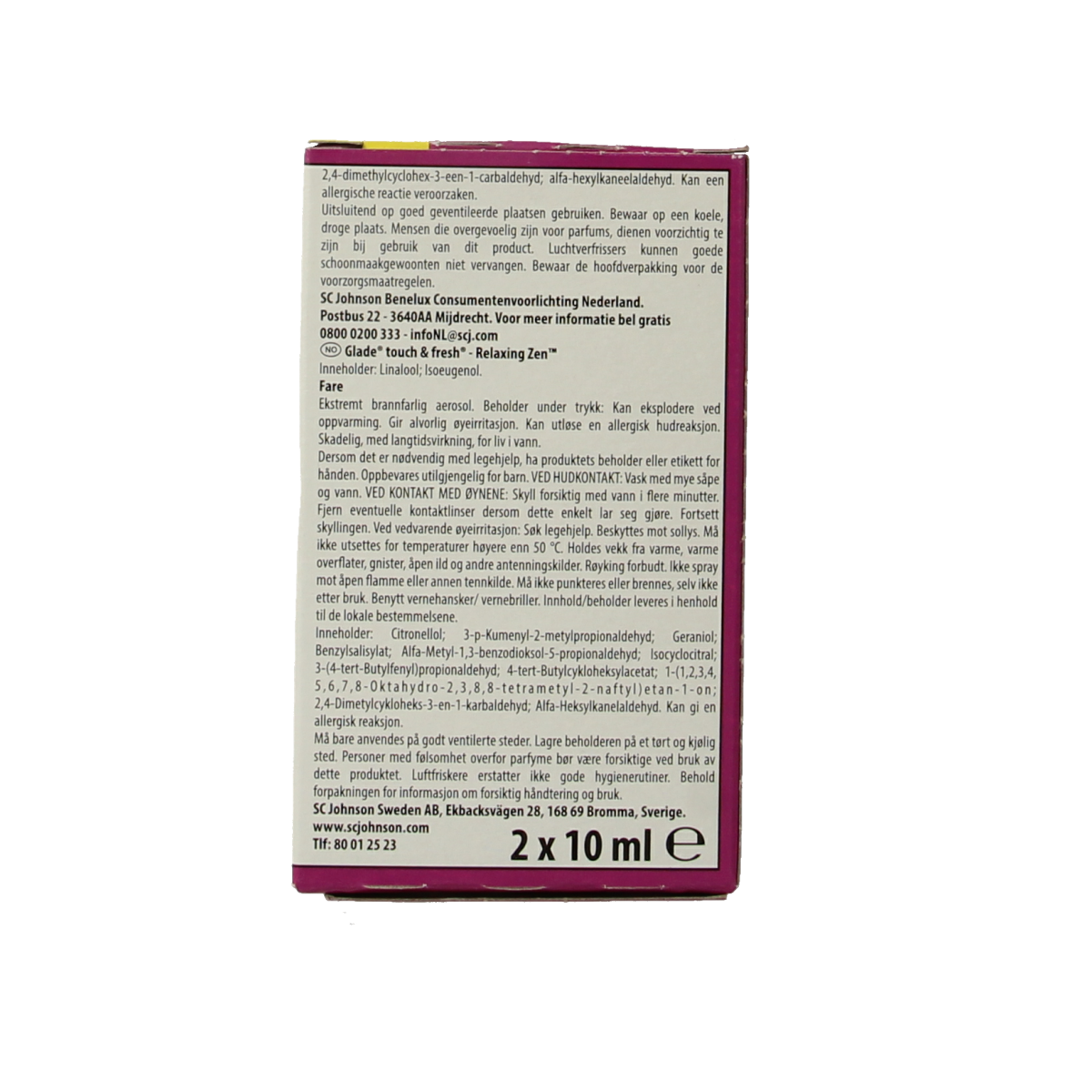 Glade One touch navul relax zen 2.00 Stuks