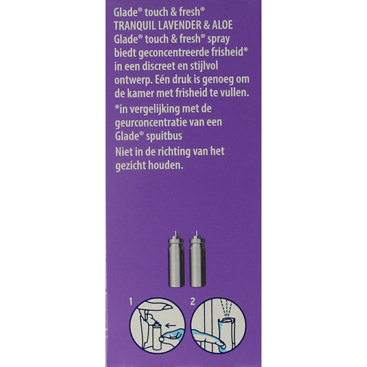 Glade Touch & fresh navul duo lavendel / aloe 2.00 Stuks