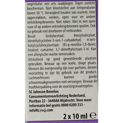 Glade Touch & fresh navul duo lavendel / aloe 2.00 Stuks