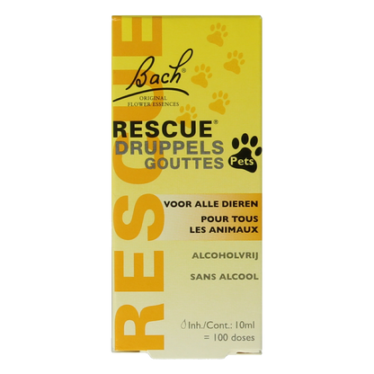 Bach Rescue Rescue pets druppels 10.00 Milliliter