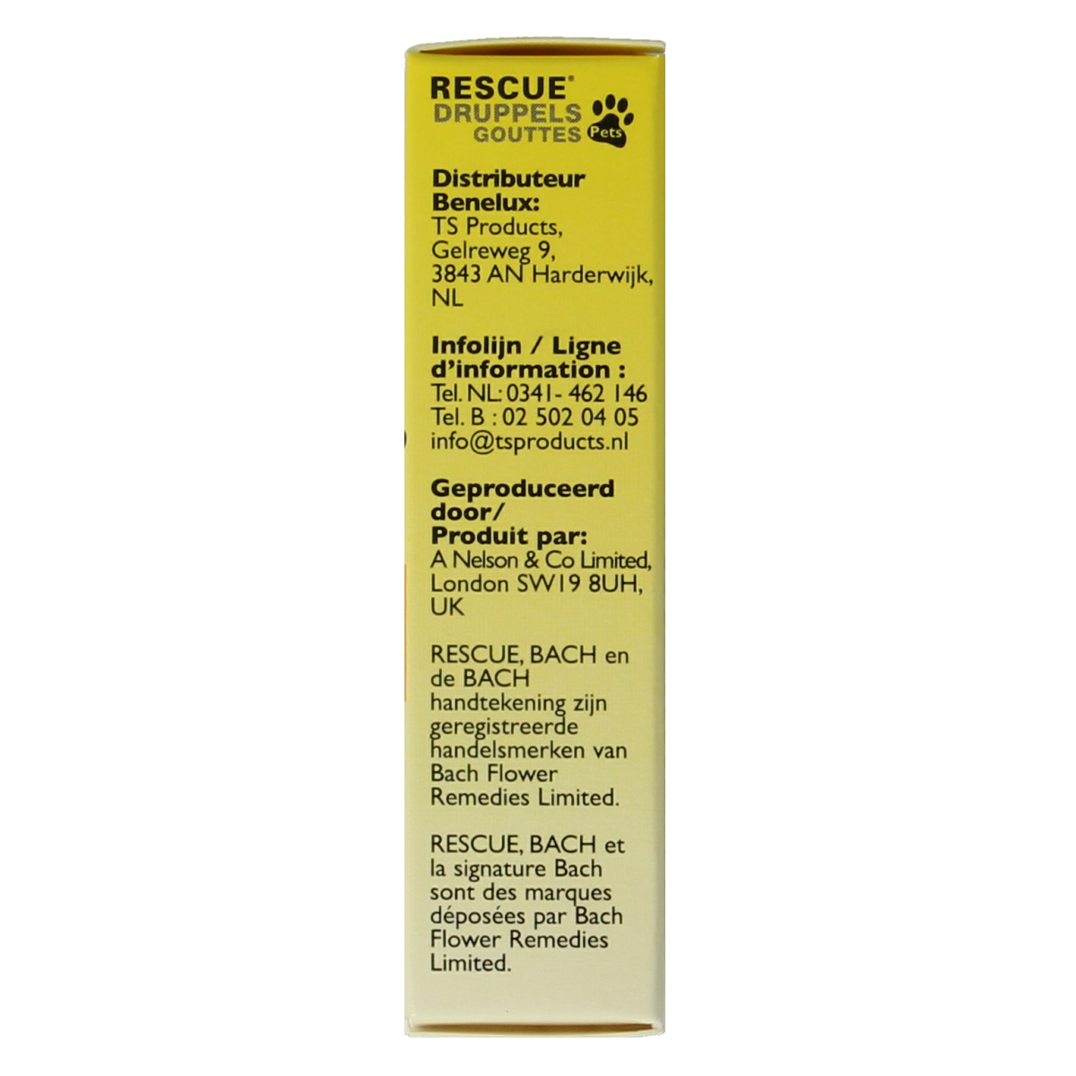 Bach Rescue Rescue pets druppels 10.00 Milliliter