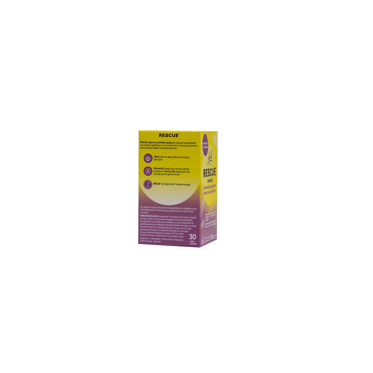 Bach Rescue Rescue balans & positiviteit 30.00 Capsules