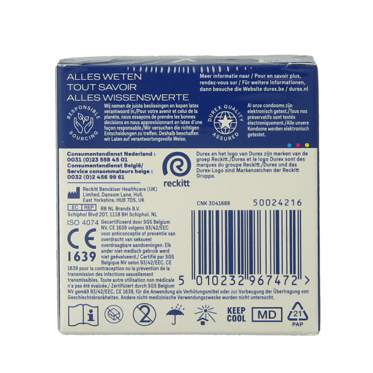 Durex Extra safe 3.00 Stuks