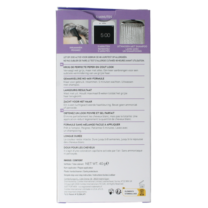 Just For Men Touch of grey T-45 donkerbruin 40.00 Gram