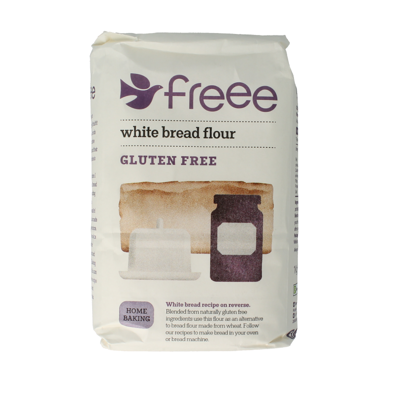 Doves Farm Glutenvrij broodmix wit bio 1 Kilogram