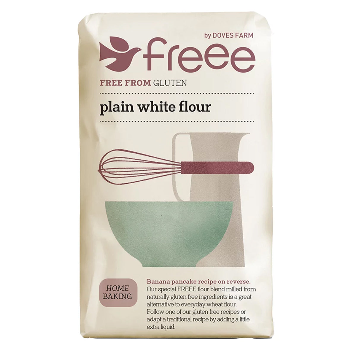 Doves Farm Witte bloem glutenvrij 1.00 Kilogram