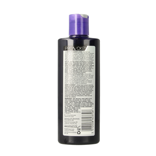 Provoke Shampoo touch of silver brightening  200.00 Milliliter